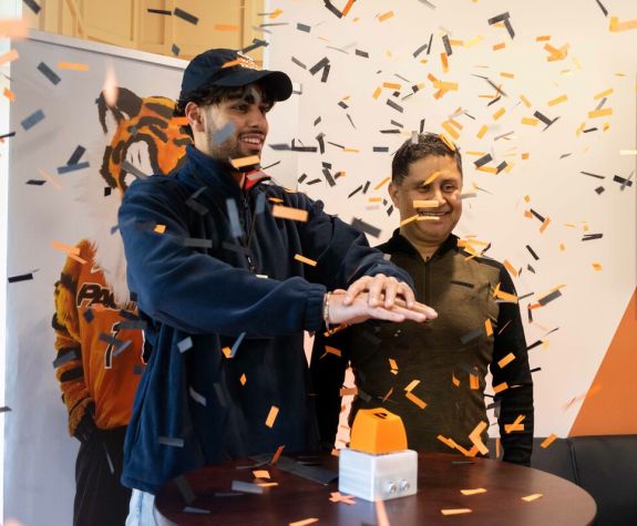 Student getting accepted into University of the Pacific